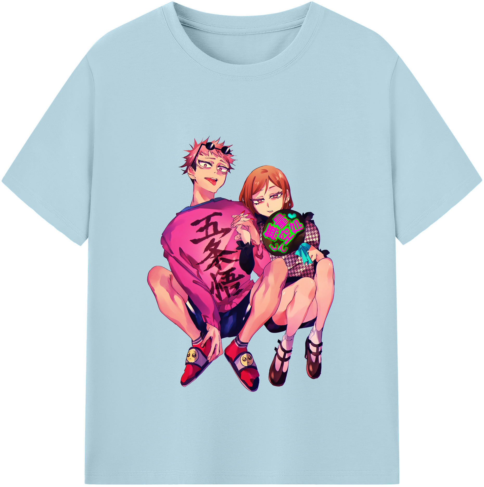 （画像用） 呪術廻戦 Jujutsu Kaisen 綿100％半袖Tシャツ（フロントプリント）
